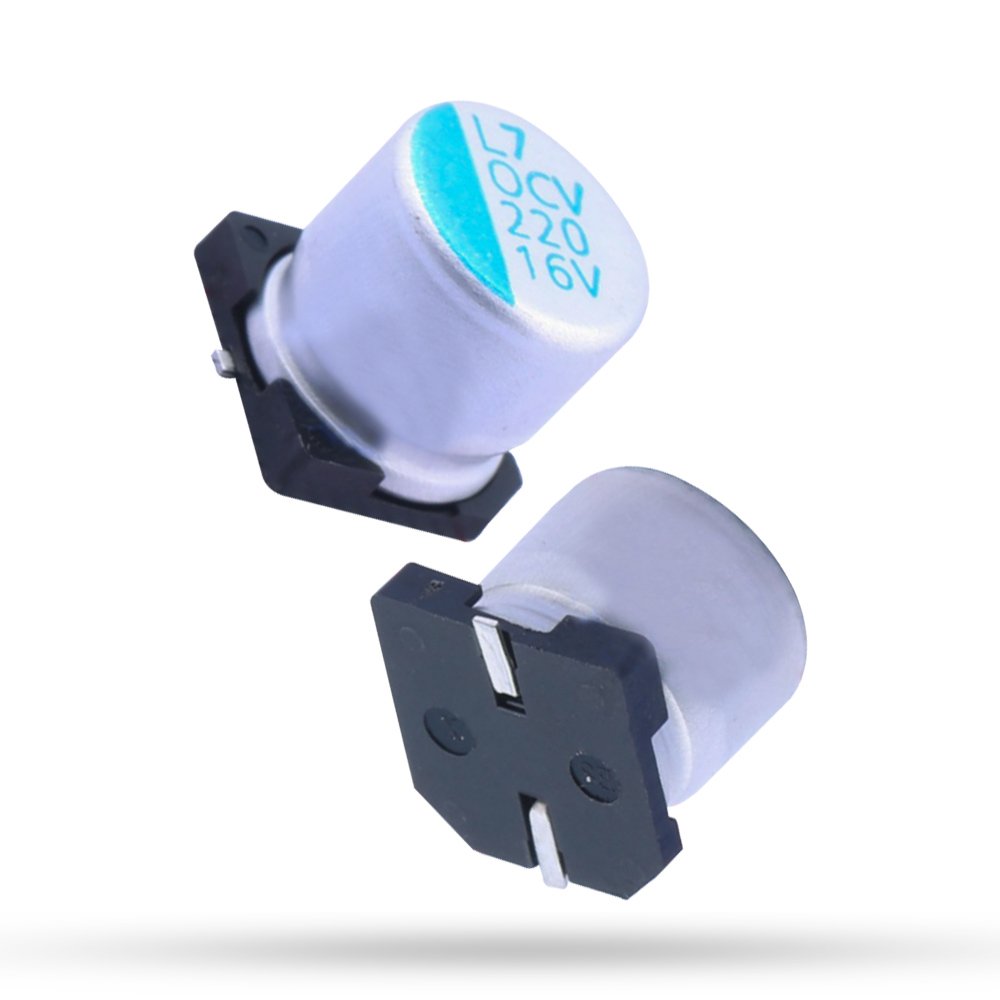 OCVZ Series OCV221M1CTR Aluminum Organic Polymer Capacitors SMD SMT 220 uF OCV221M1CTR-1010S in stock