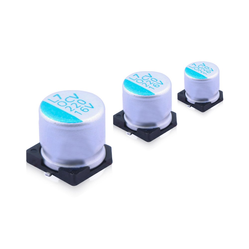 OCVZ Series OCV221M1CTR Aluminum Organic Polymer Capacitors SMD SMT 220 uF OCV221M1CTR-1010S in stock