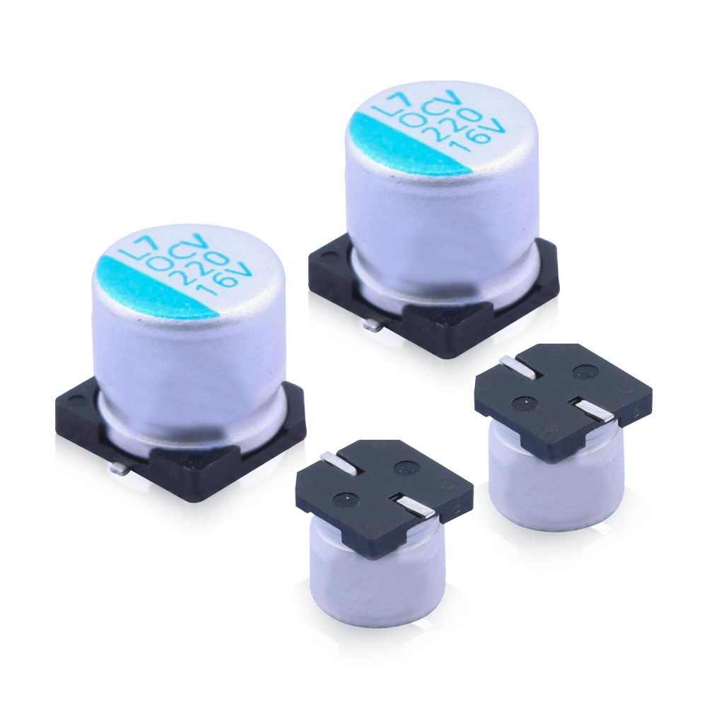 OCVZ Series OCV221M1CTR Aluminum Organic Polymer Capacitors SMD SMT 220 uF OCV221M1CTR-1010S in stock