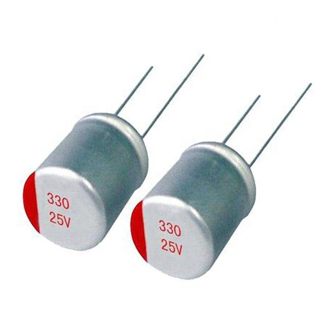 Through hole Solid Polymer Electrolytic Capacitor 100mf 100uf 20V