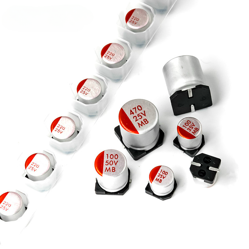 Chip Polymer Solid Capacitor 6.3V 10V 16V 25V 35V 50V 63V 47uF 100uF 220uF 270uF 330uF 470uF 560uF 820uF 1000uF