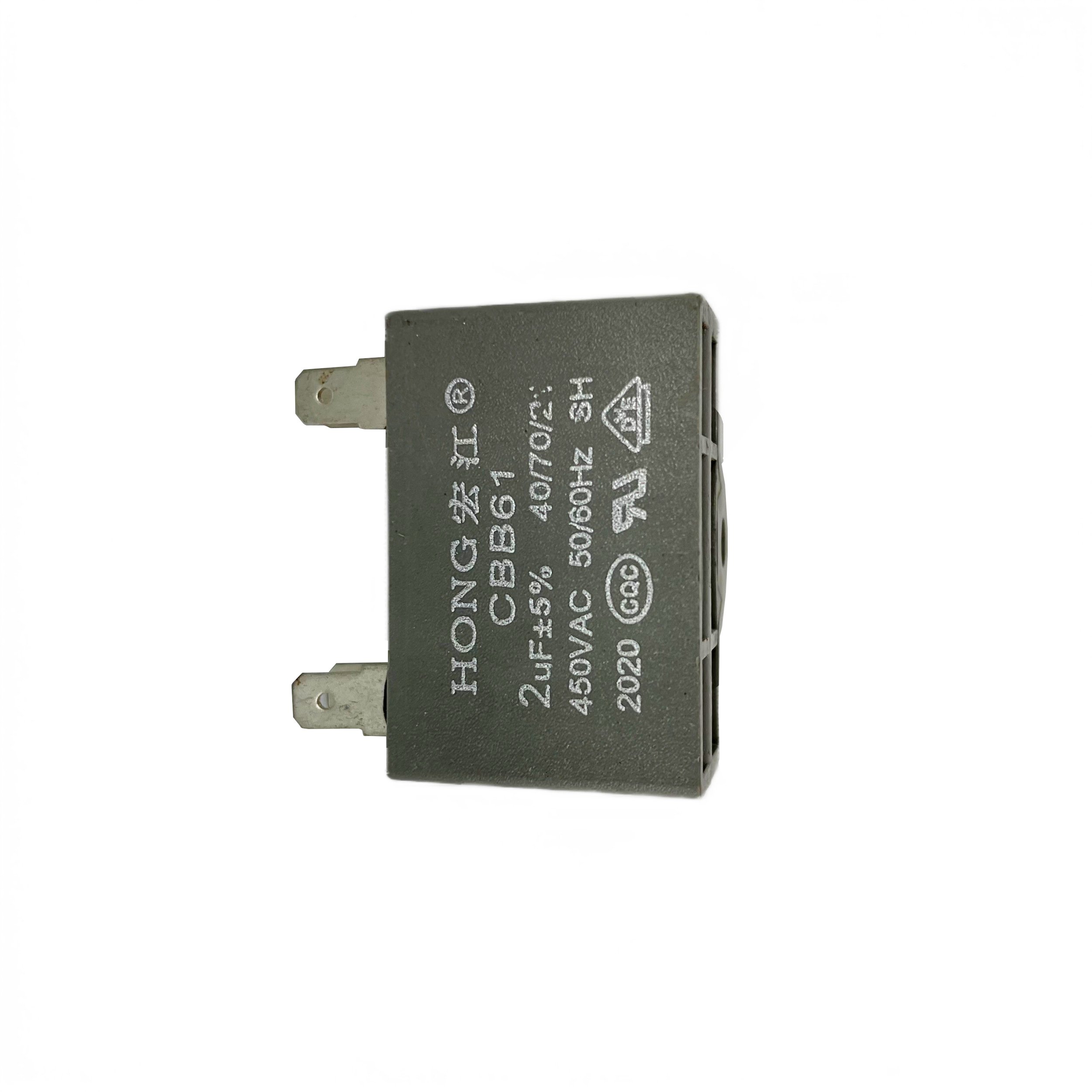 1.5uf 2uf 2.5uf 3uf 4uf 5uf 450v capacitor cbb61 for fan run starting capacitors