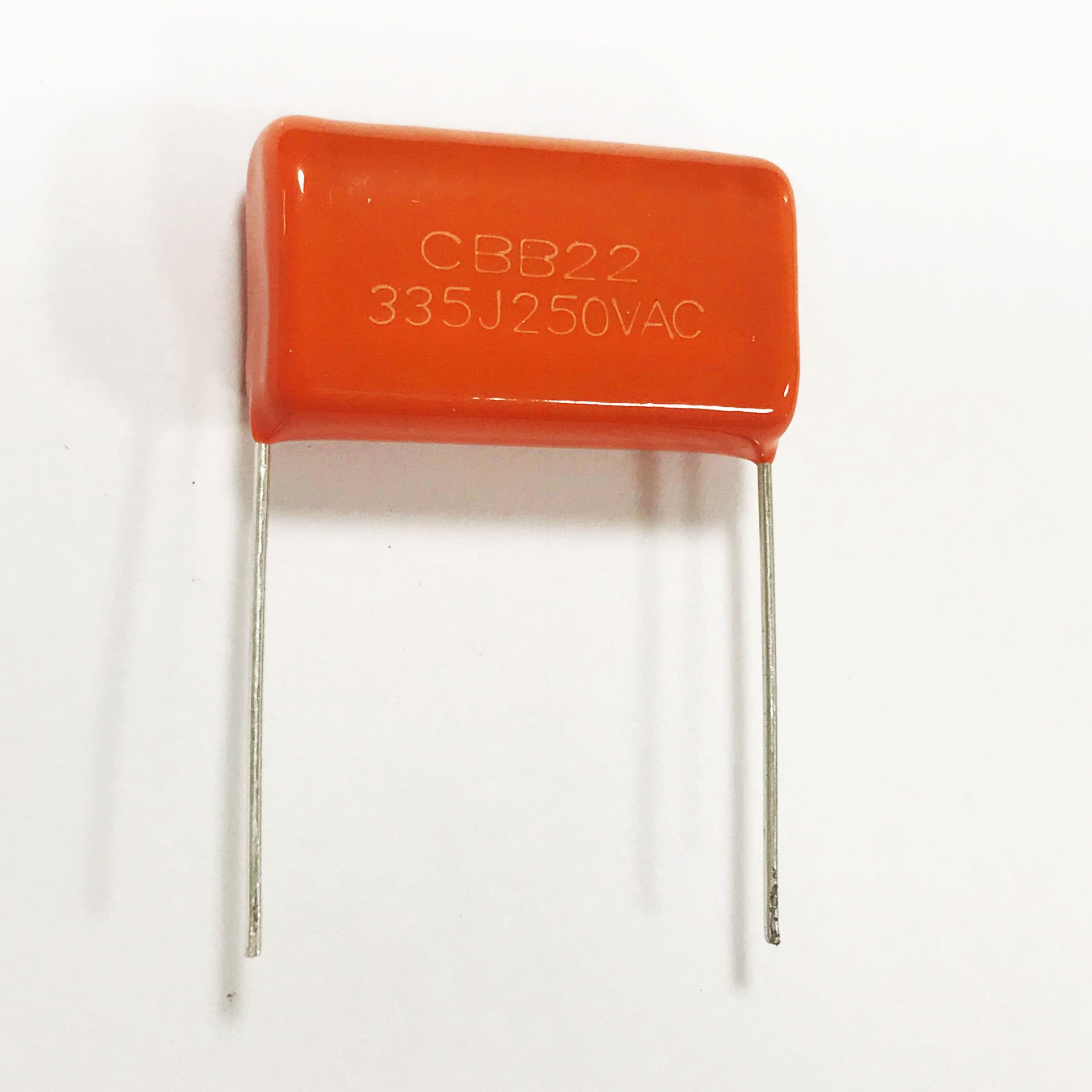 good capacitor cbb22 metallized polypropylene film capacitors 105/225/335J cbb capacitor