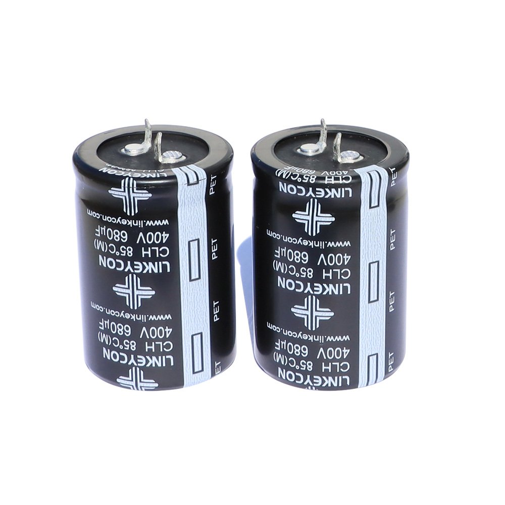 New High Quality Capacitor 400V 680uf Aluminium Electrolytic Capacitor 35X50mm Capacitor for PCB board, VFD model