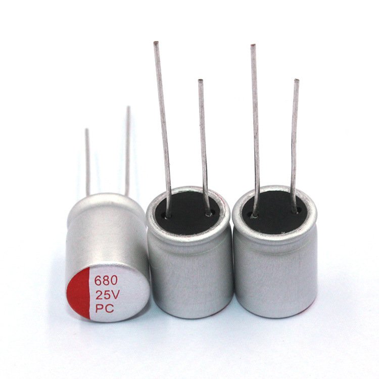 ODM/OEM 25 Volt 470 MFD DIP Solid Aluminum Electrolytic Capacitors 25V 470UF