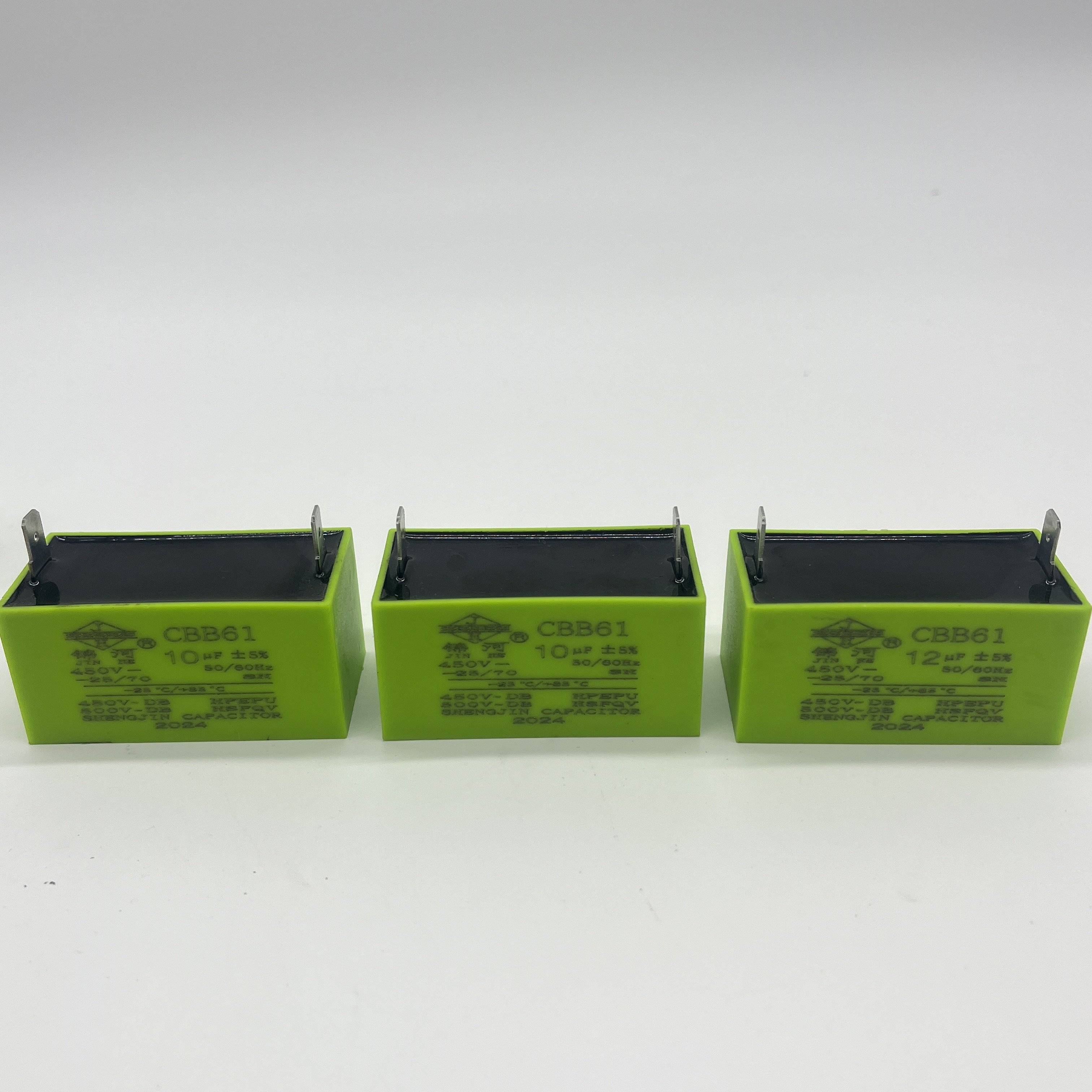 CBB61 Fans Capacitor 25UF 450V for AC Motor 133UF 500VAC-High Performance Fan Capacitors