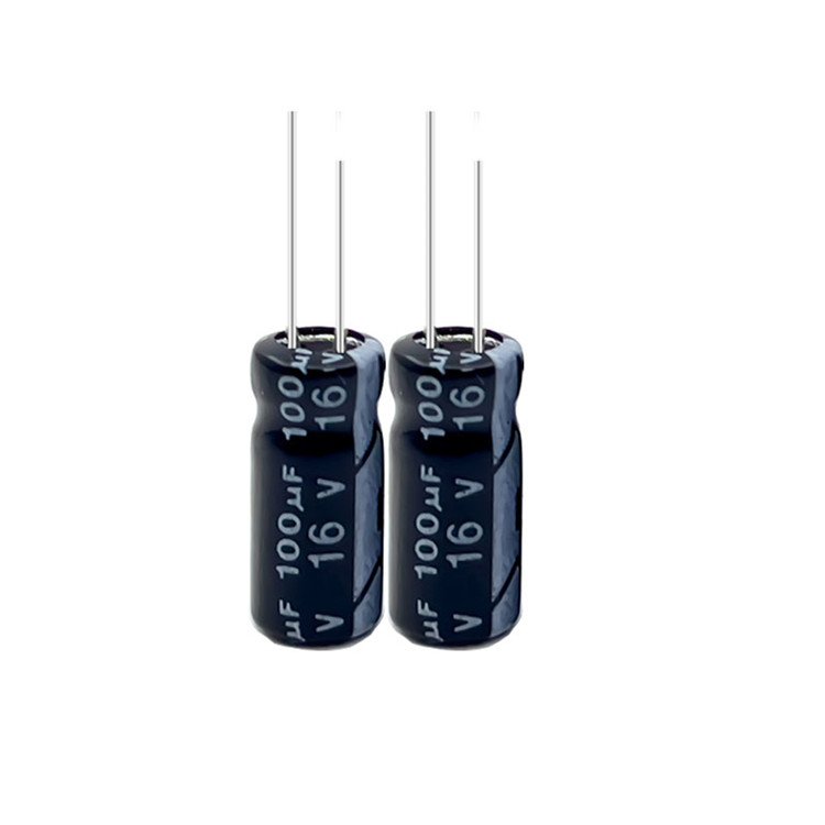 High performance Aluminum Electrolytic Capacitor 16V 100uf General Purpose Low Loss Electrolytic Capacitor