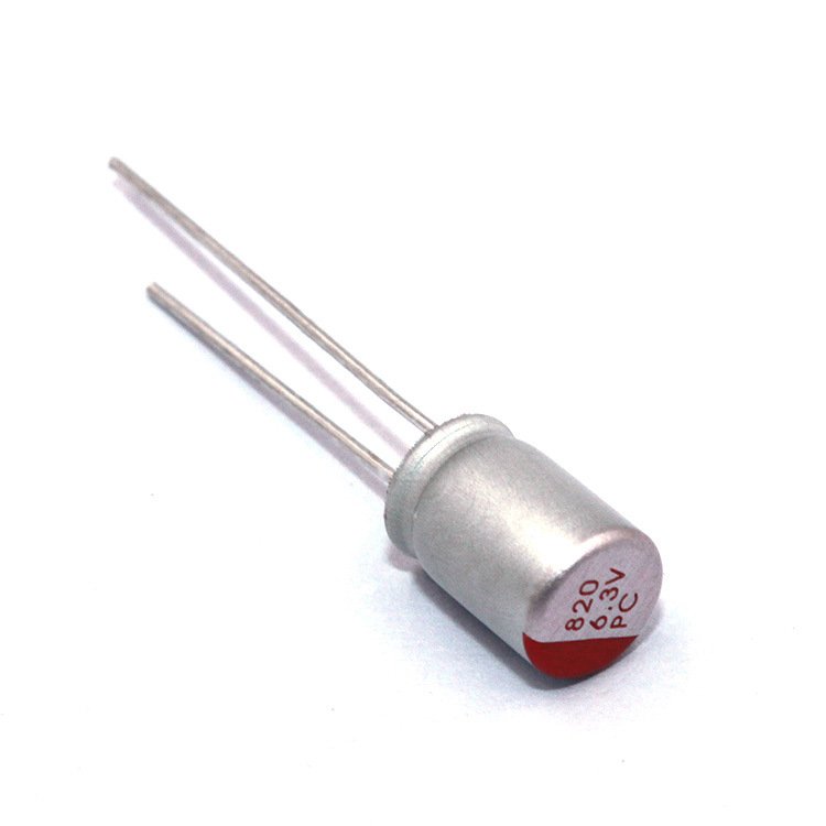 Manufacturer Kondensator Condensateur 6.3 Volt 220 MFD DIP Solid Aluminum Electrolytic Capacitors 6.3V 220UF