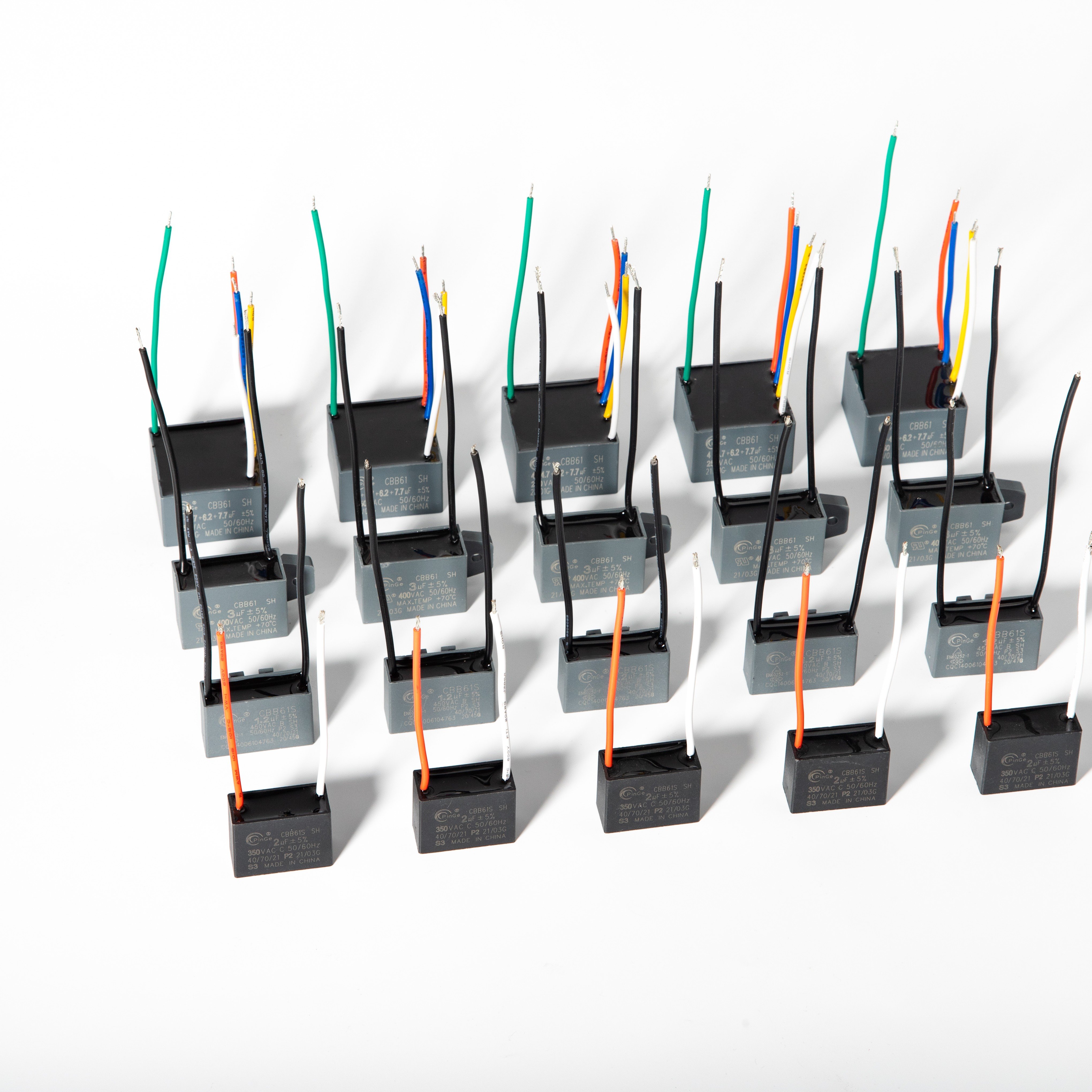 KS Pinge Factory Wires Type SH Capacitors 2.5UF 250V CBB61