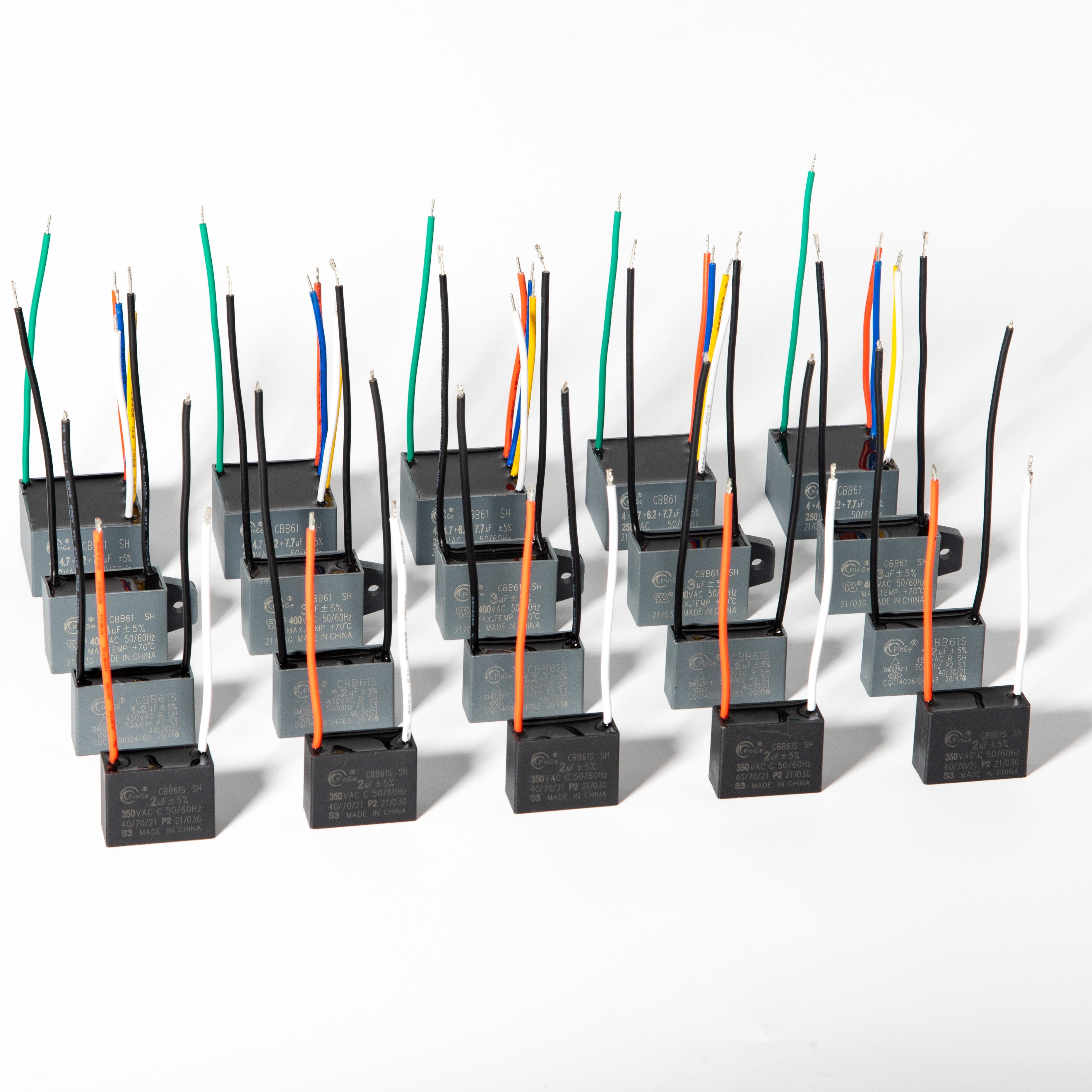 KS Pinge Factory Wires Type SH Capacitors 2.5UF 250V CBB61