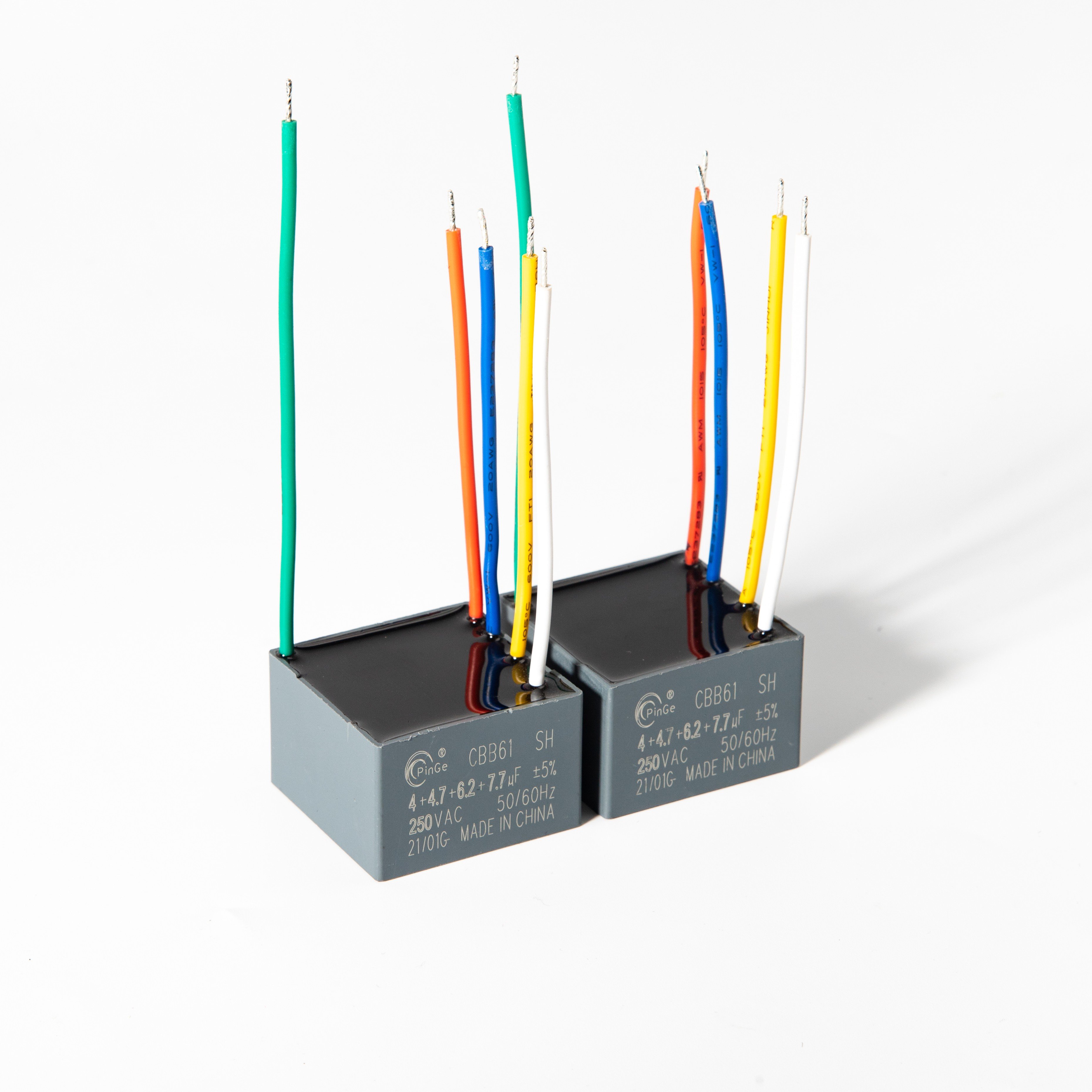 KS Pinge Factory Wires Type SH Capacitors 2.5UF 250V CBB61