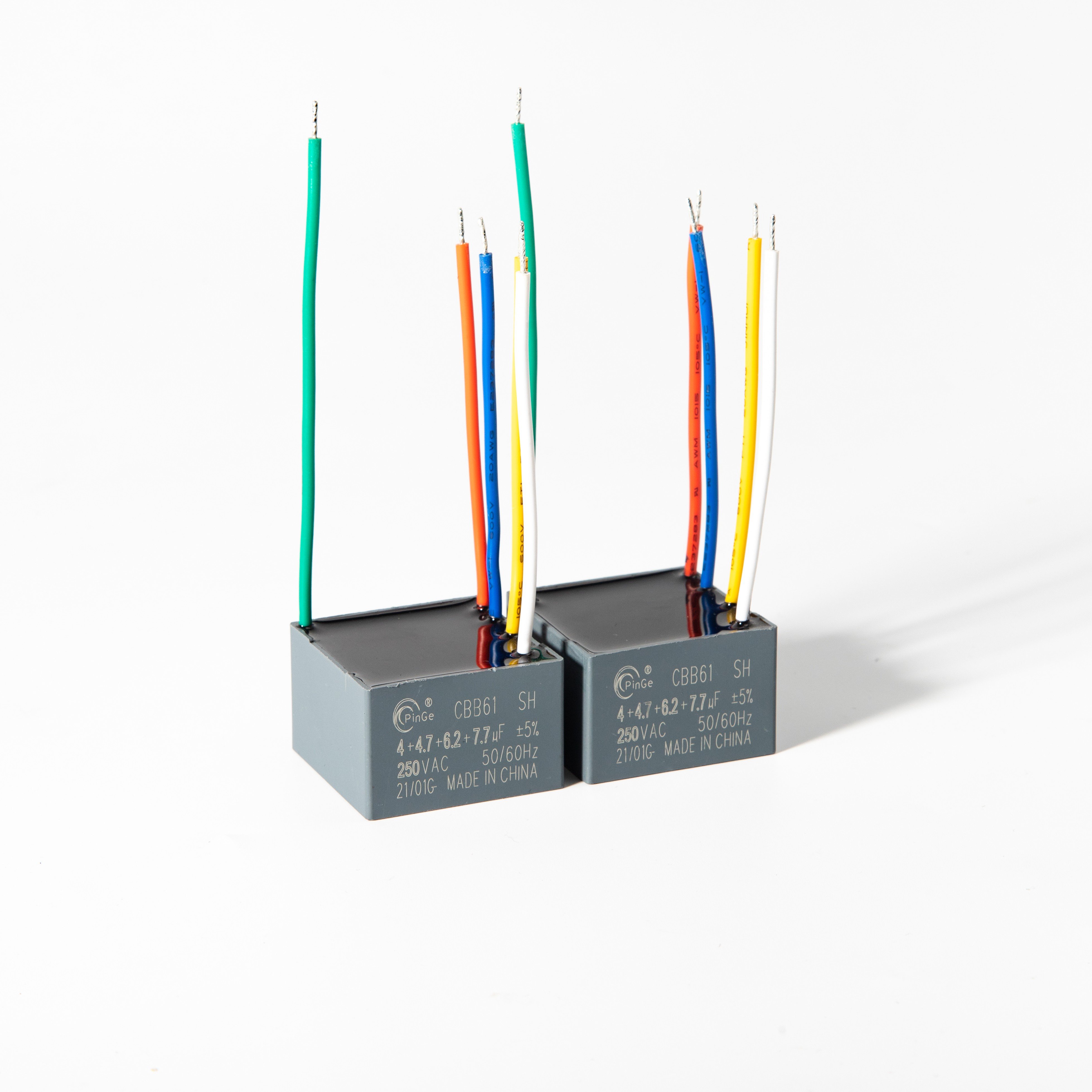 KS Pinge Factory Wires Type SH Capacitors 2.5UF 250V CBB61