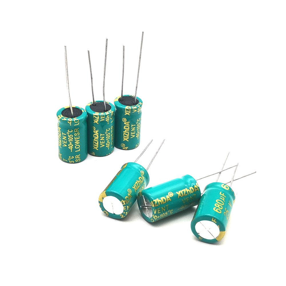 EUCap capacitor 680uf 25V Aluminum Electrolytic Capacitor high voltage capacitor for power supply