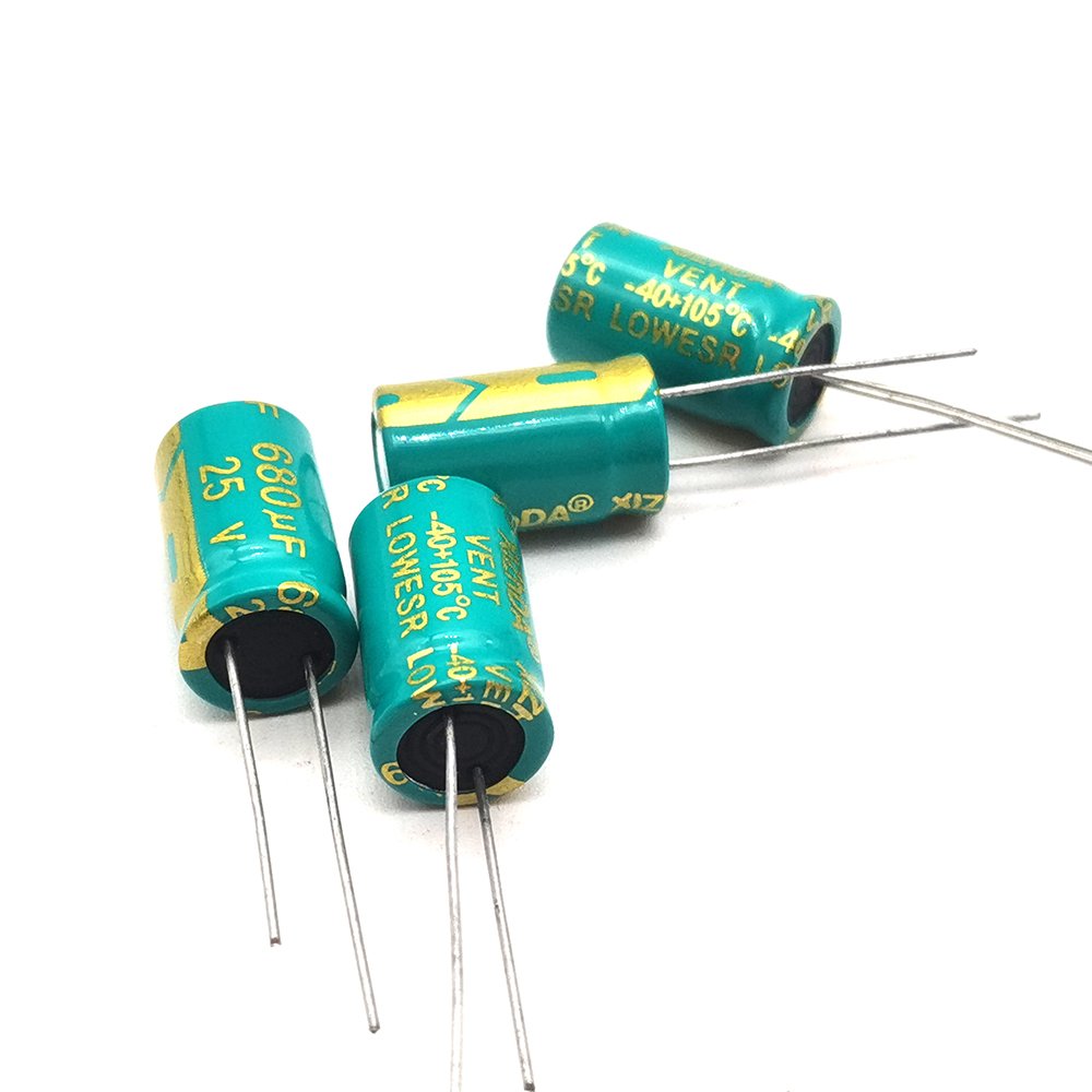 EUCap capacitor 680uf 25V Aluminum Electrolytic Capacitor high voltage capacitor for power supply