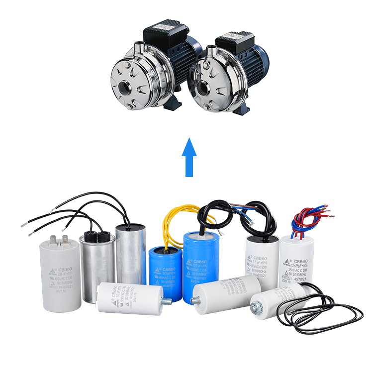 Epers 2.5uf / +/- 5% / 450v Of Dimension 25 X 55mm Capacitor Cbb60 For Deepwell Pump