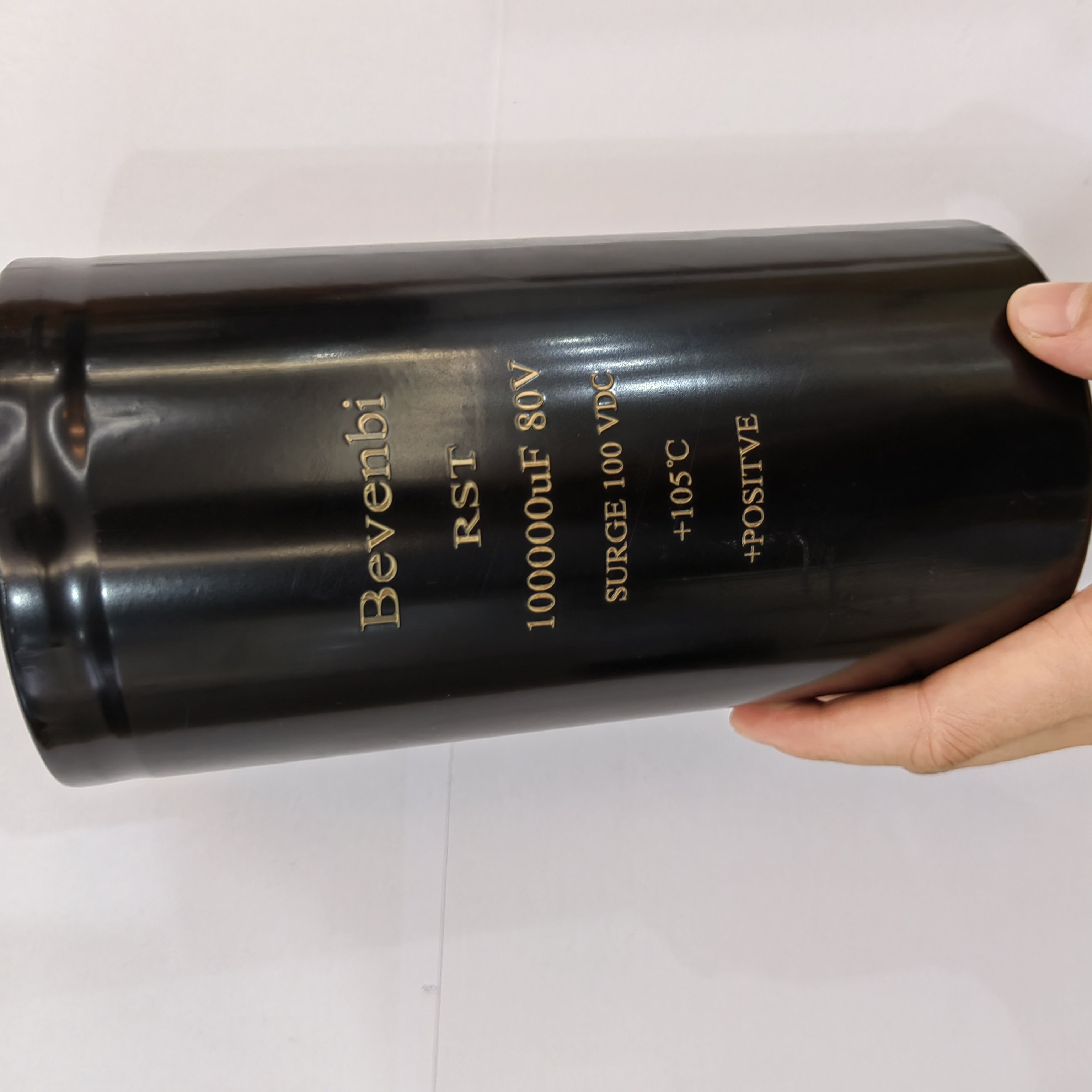 Bevenbi 8200uf 80v 15000uf 80v 22000uf 450v 100v 100000uf 80 Degree Screw Terminal Type Aluminum Electrolytic Capacitor