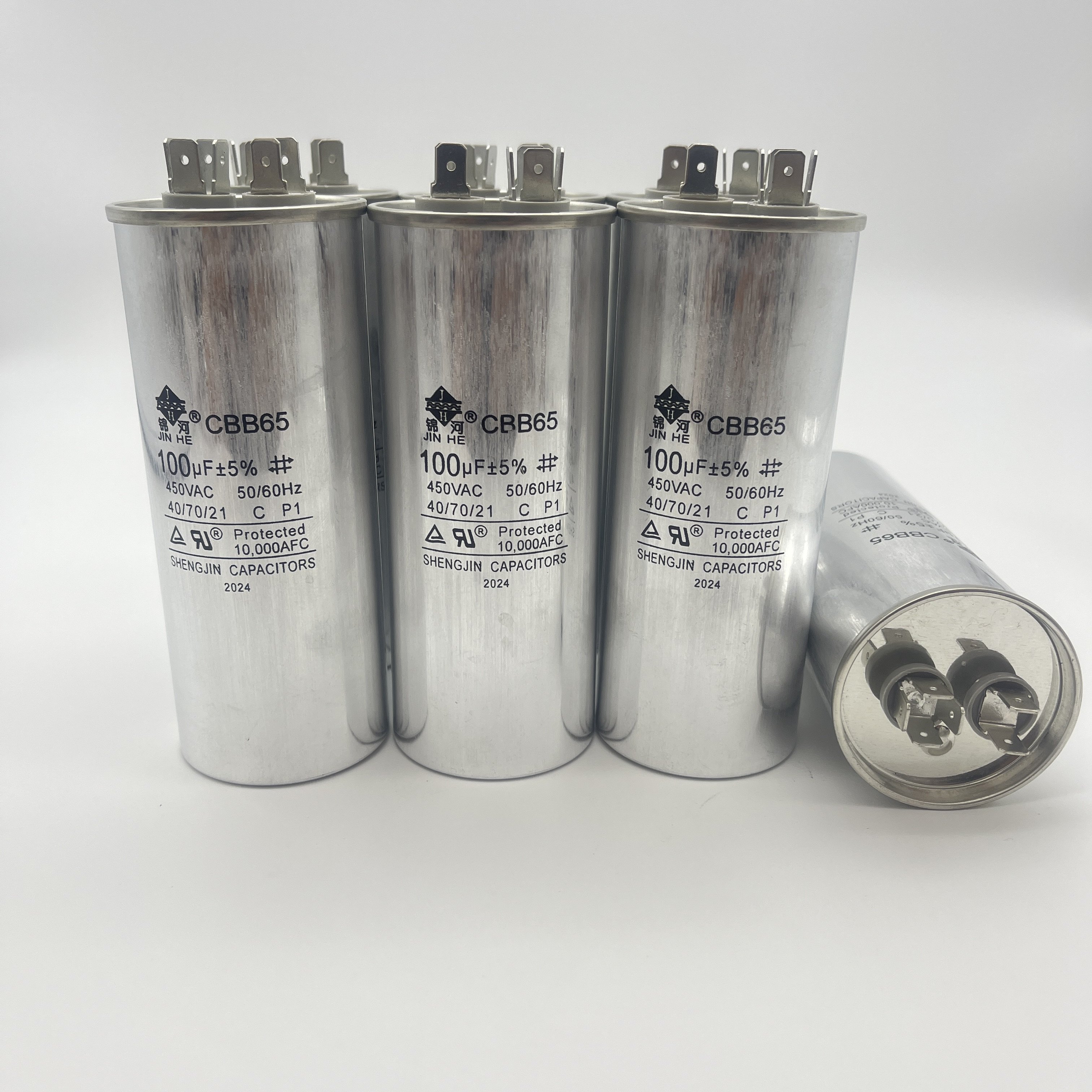 Customized High Quality CBB65 Capacitors for Air Conditioning Various Voltages 20uf to 55uf with 100v Breakdown