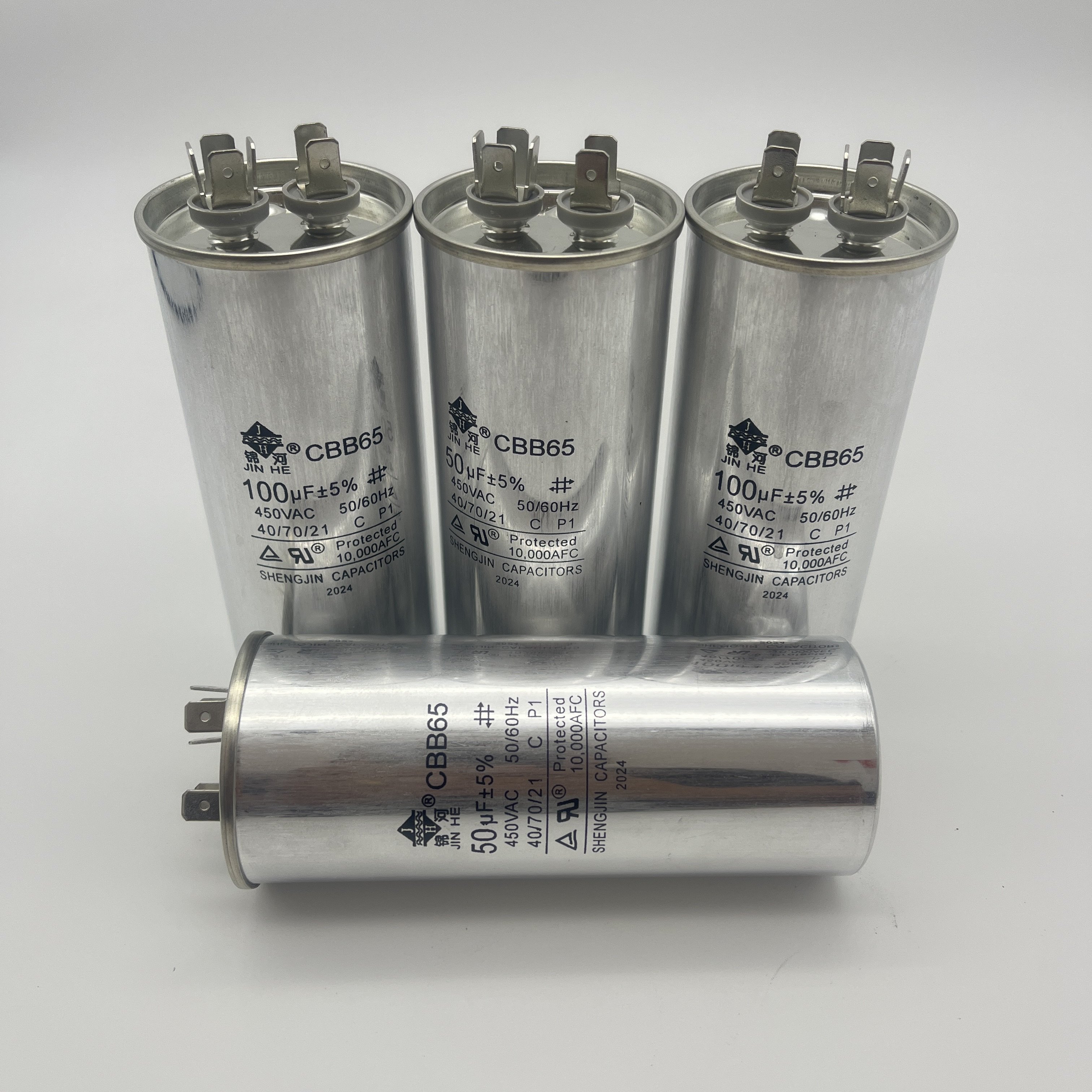Customized High Quality CBB65 Capacitors for Air Conditioning Various Voltages 20uf to 55uf with 100v Breakdown