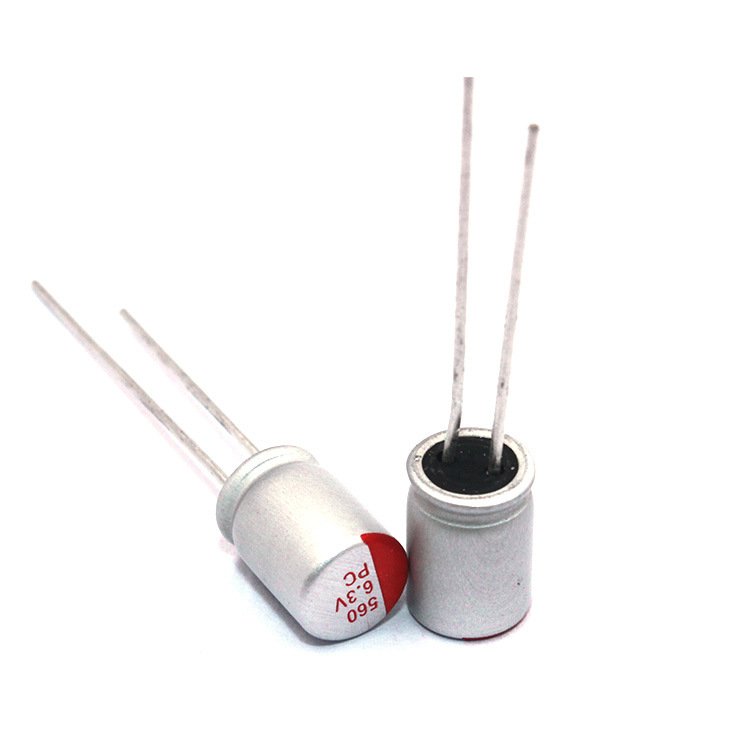 Factory Wholesale ODM/OEM 6.3 Volt 270 MFD DIP Solid Aluminum Electrolytic Capacitors 6.3V 270UF
