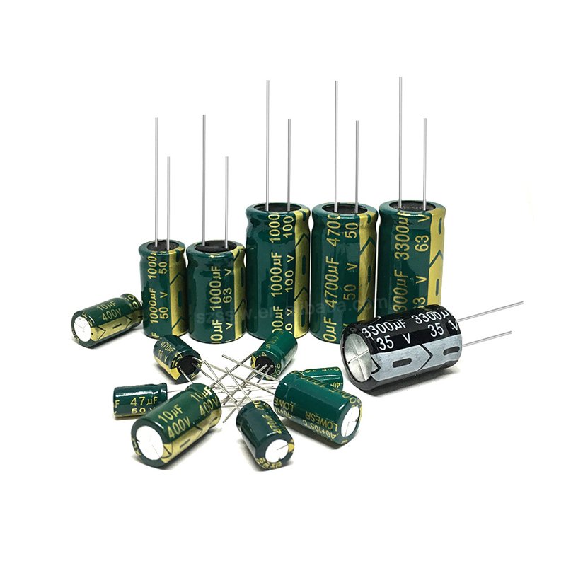 47uF/100uF/220uF/470uF/680uF 16V 25V 35V 50V 63V Wholesale Aluminum Electrolytic Capacitor