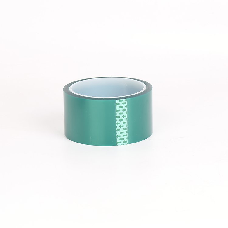 High Temperature PET Film Adhesive Silica Gel Belt PET Green High Temperature Tape The Company Wholesale Green Silicone Masking