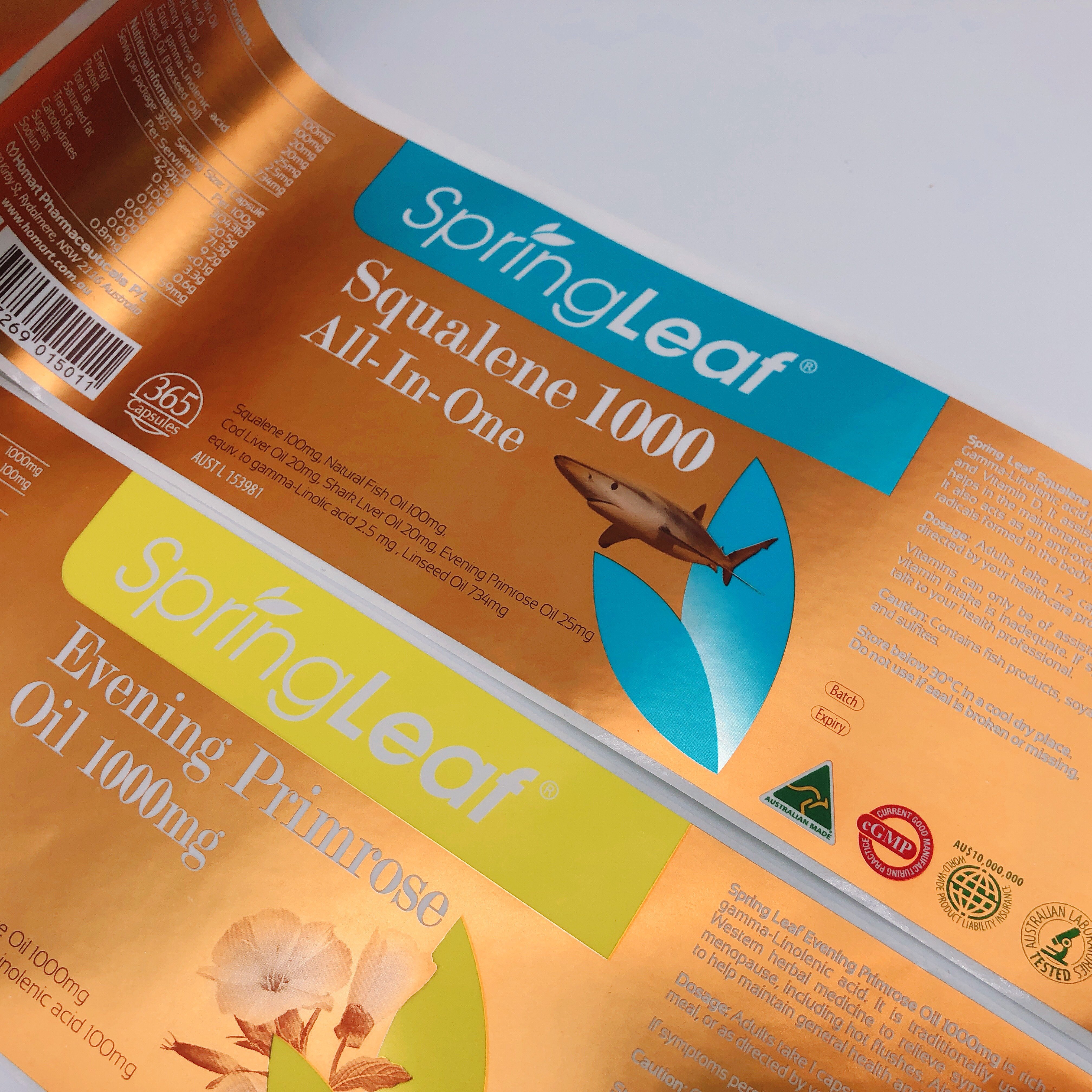 Custom Waterproof Product Adhesive Printing Food Pack Jar Container Label Sticker Multiple materials