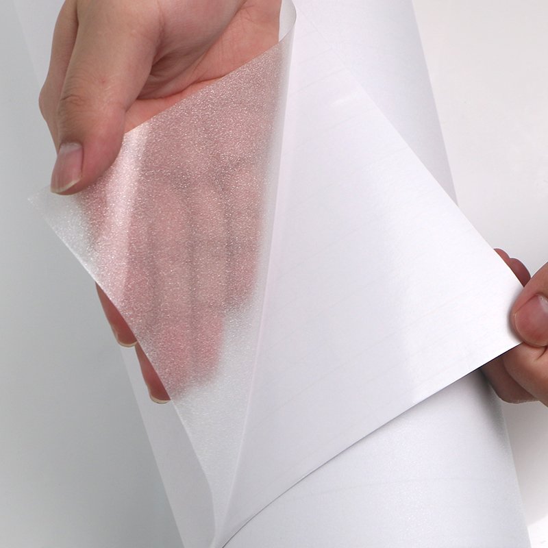 Factory supply adhesive textured vinyl film cold lamination film Graphic Lamination 3d laminating film for Photo protection
