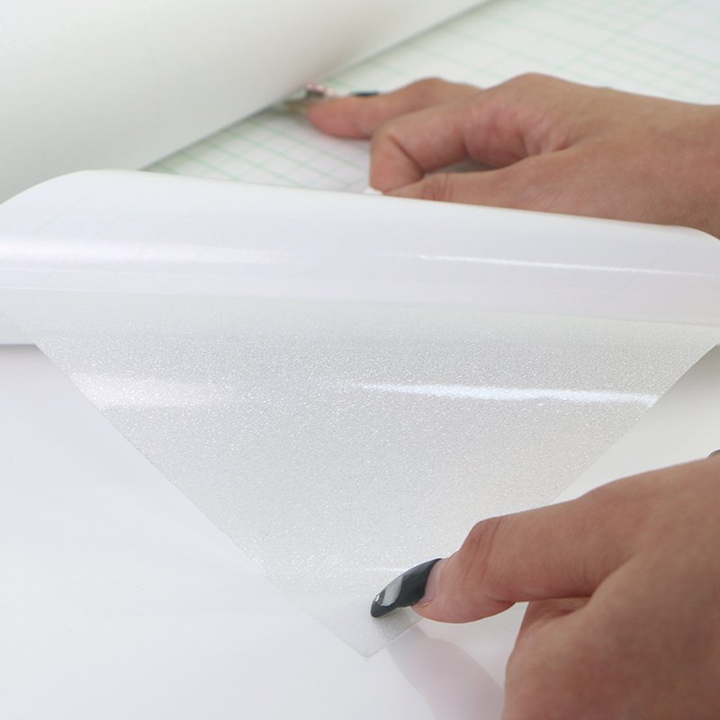 Factory supply adhesive textured vinyl film cold lamination film Graphic Lamination 3d laminating film for Photo protection