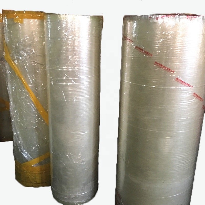Wholesale Transparent Bopp Acrylic Film Adhesive Jumbo Roll For Sealing Tape