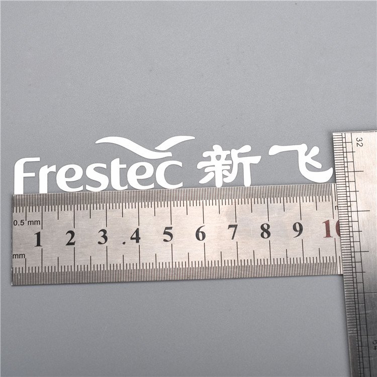 Factory Price Cheap Wholesale Adhesive Nickel Sticker Metal Nickel Logo Sticker For Machine