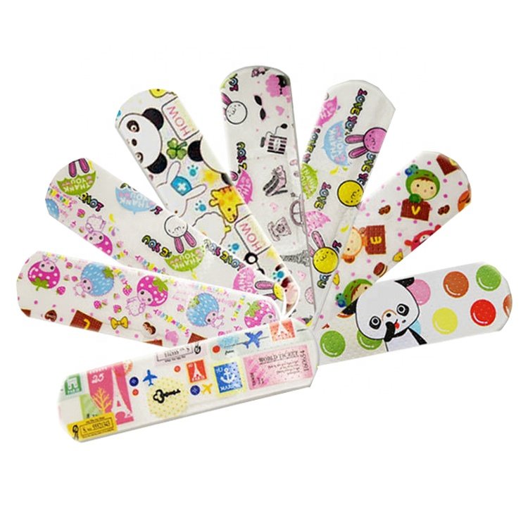 Cartoon Animal Pattern Band Aid Hemostasis Adhesive Bandages First Aid Emergency Kit Wound Plaster Patches for Kids
