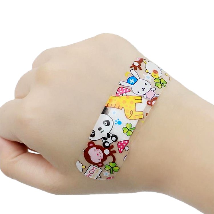 Cartoon Animal Pattern Band Aid Hemostasis Adhesive Bandages First Aid Emergency Kit Wound Plaster Patches for Kids