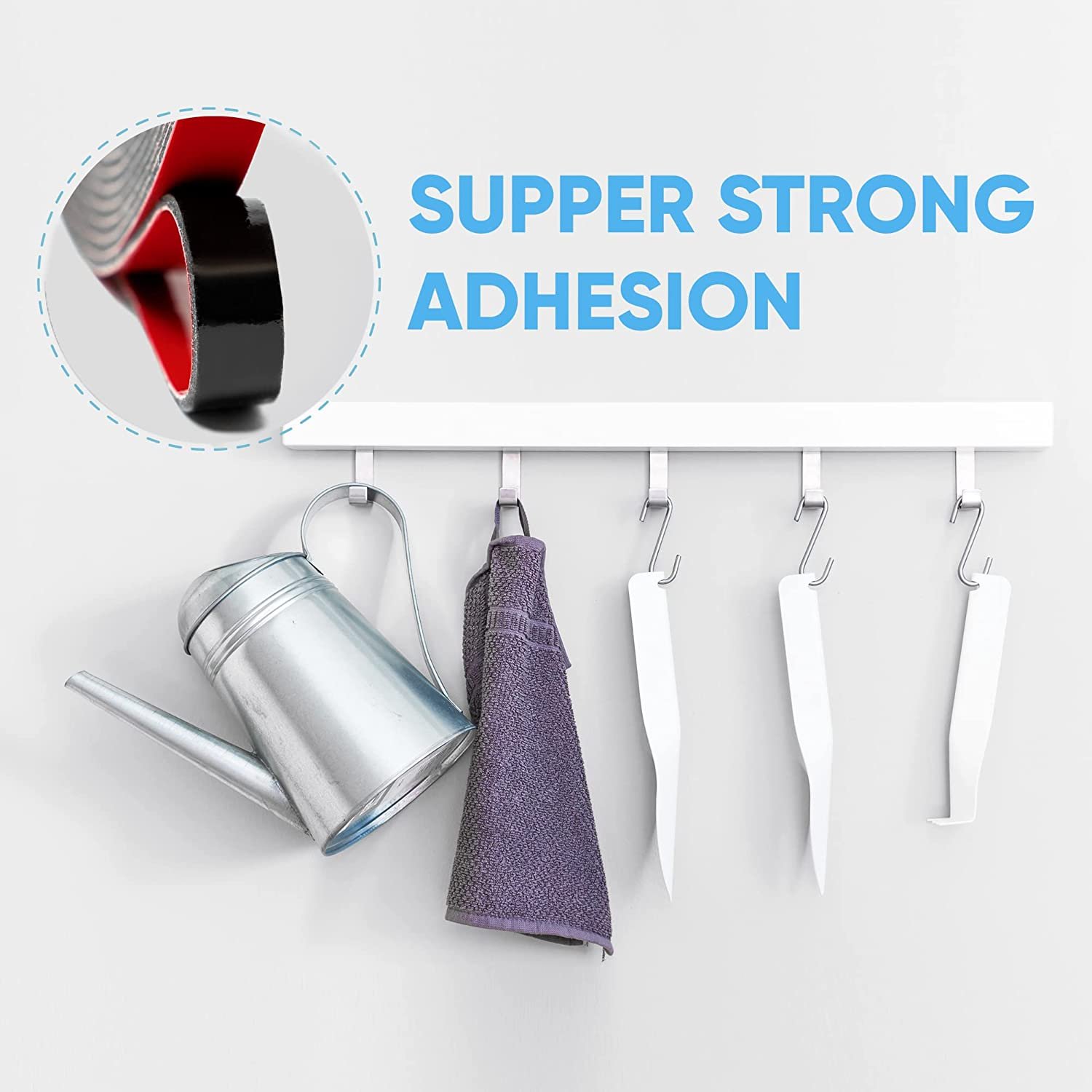 Double-Sided Hot Melt Tissue Adhesive Faced 60MIC Woven Face Two Sticky Double Side Tape