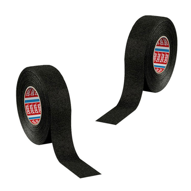 Original Tesa 51608 9/19/25mm x 25m Automobile Harnesses Adhesive Cloth Fabric Tape For Cable Loom