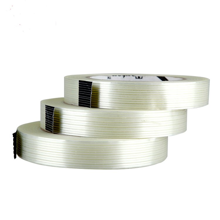 Heat-resistant Bopp filament strapping packing tape cross fiberglass rubber adhesive filament tape
