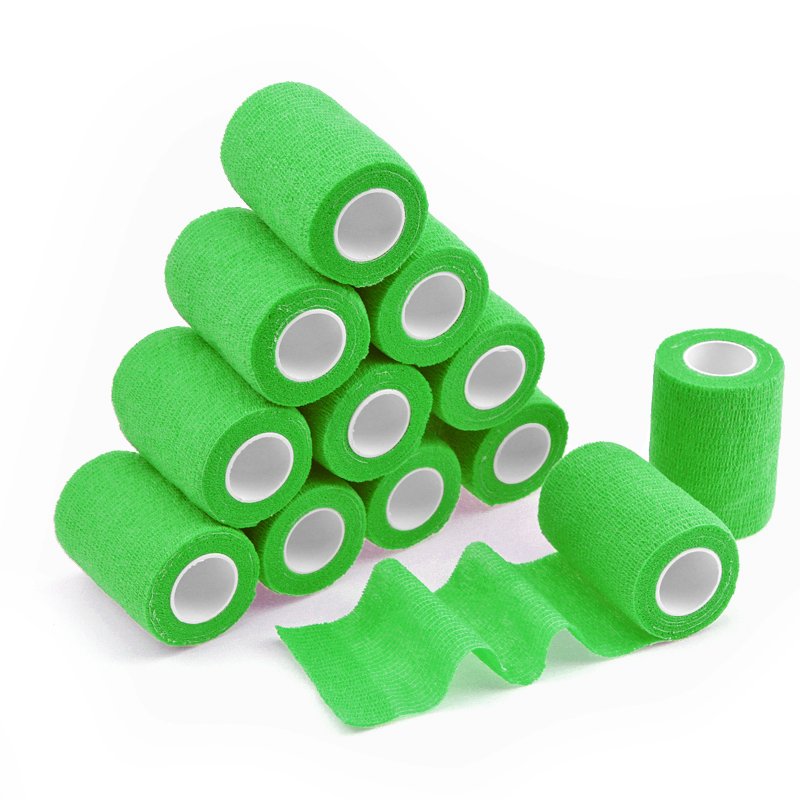 5cm Dogs Horses Pet Veterinary Cohesive Wraps Bandage , Self Adherent Grip bandage