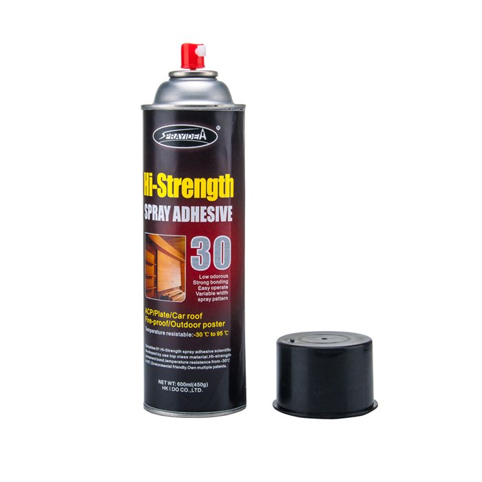 Sprayidea Adhesive 30 Clear Glue Permanent High Strength Bonding High Tack Bonds Laminate Wood Concrete Metal Plastic 20 oz