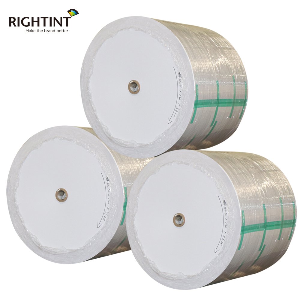Jumbo roll sticker paper label jumbo for offset screen flexible printing label jumbo
