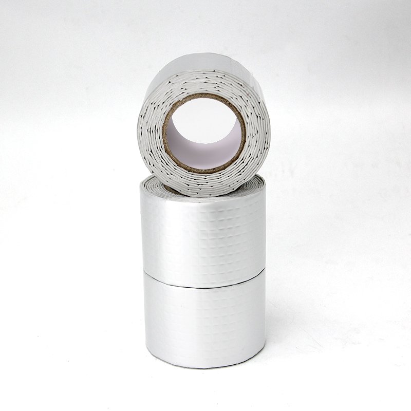 Window Boat Sealing Roof Leak Stop Butyl Waterproof Aluminum Foil Tape Double Single Side Custom