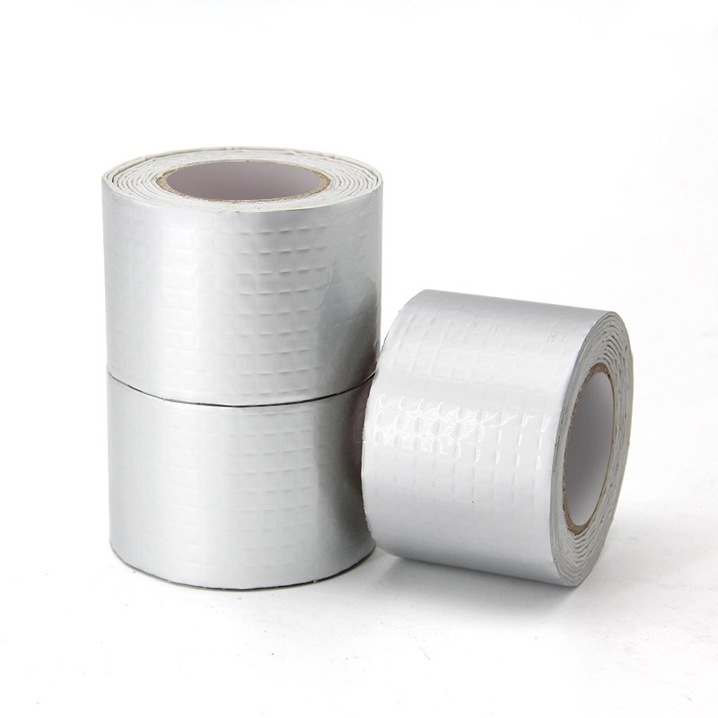 Window Boat Sealing Roof Leak Stop Butyl Waterproof Aluminum Foil Tape Double Single Side Custom