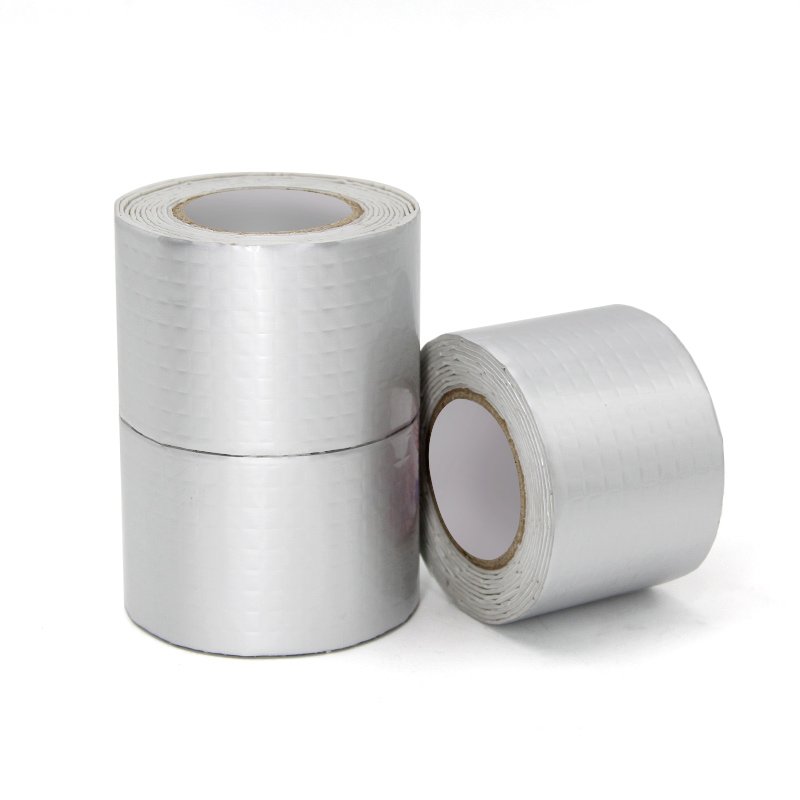 Window Boat Sealing Roof Leak Stop Butyl Waterproof Aluminum Foil Tape Double Single Side Custom