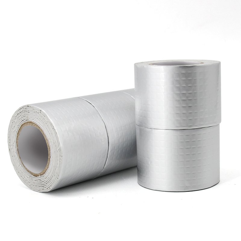 Window Boat Sealing Roof Leak Stop Butyl Waterproof Aluminum Foil Tape Double Single Side Custom