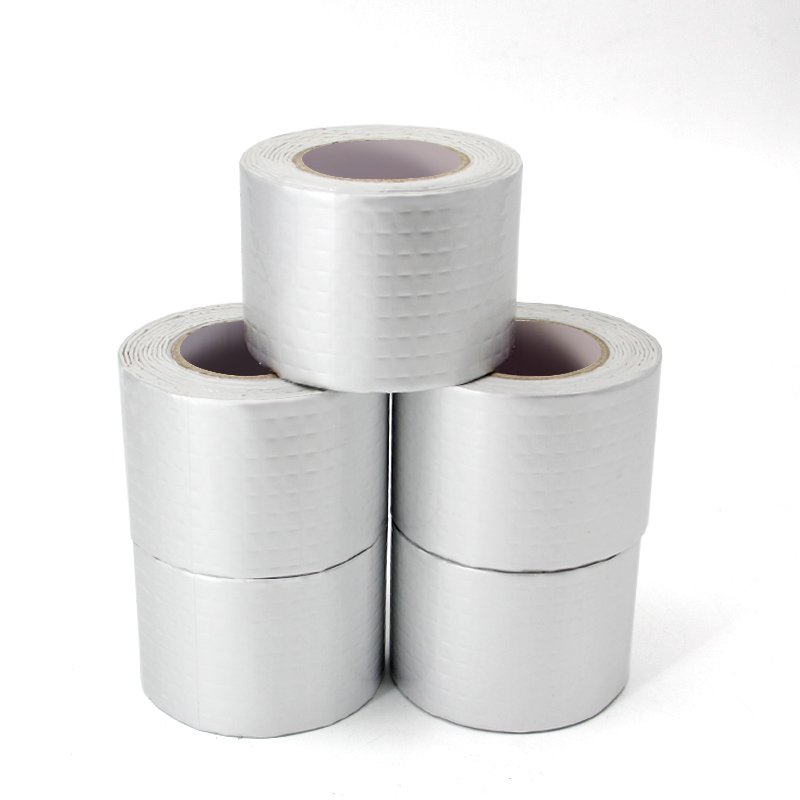 Window Boat Sealing Roof Leak Stop Butyl Waterproof Aluminum Foil Tape Double Single Side Custom