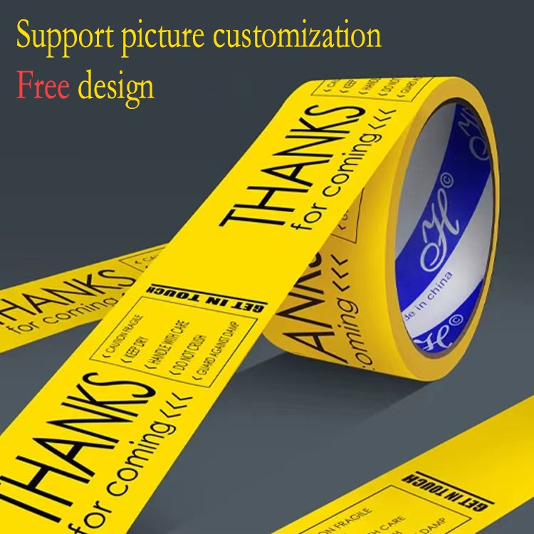 Wholesale Free Sample Transparent BOPP Tape Strong Acrylic Adhesive Waterproof and Customizable for Carton Sealing and Packing