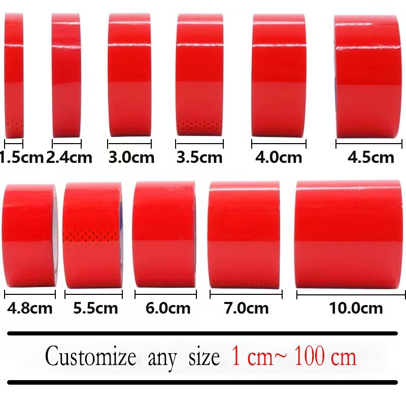 Wholesale Free Sample Transparent BOPP Tape Strong Acrylic Adhesive Waterproof and Customizable for Carton Sealing and Packing