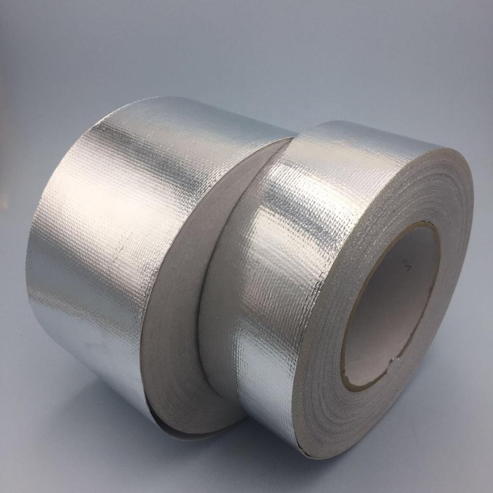 Heat resistant aluminium flame retardant self adhesive foil tape
