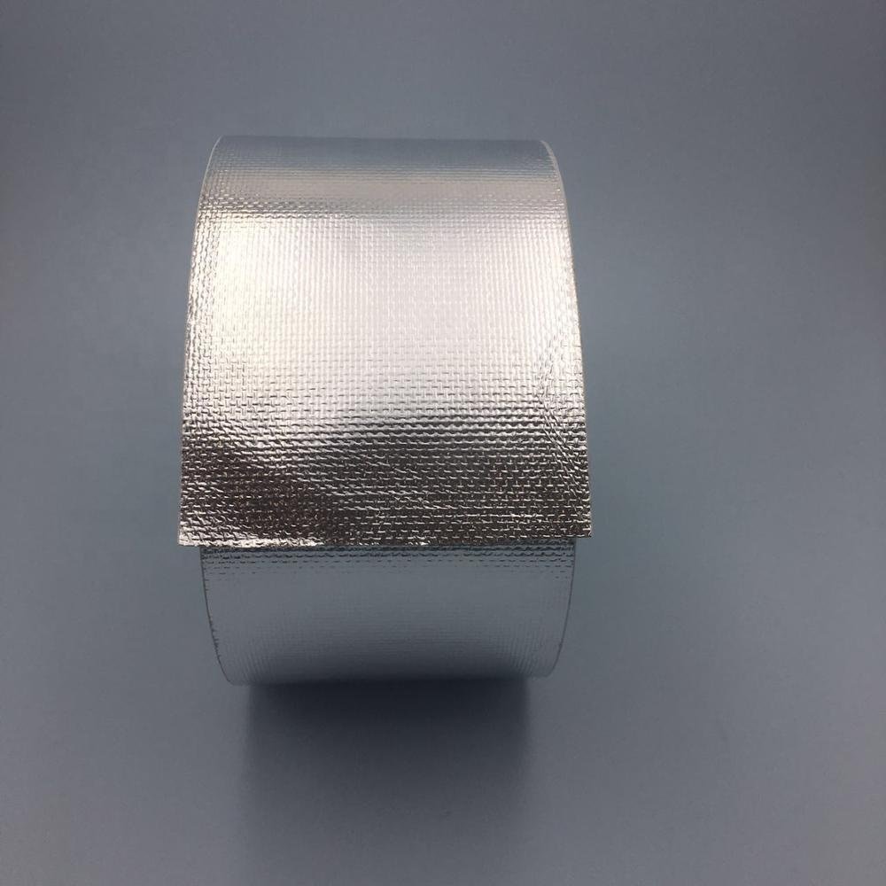 Heat resistant aluminium flame retardant self adhesive foil tape