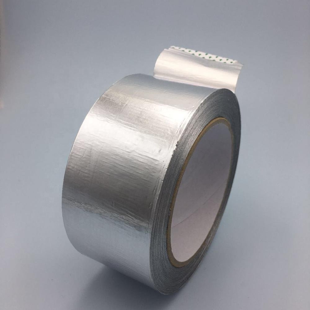 Heat resistant aluminium flame retardant self adhesive foil tape