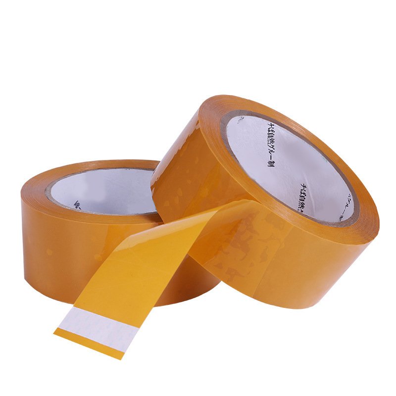 Custom color logo transparent strong seal packing adhesive glue tape