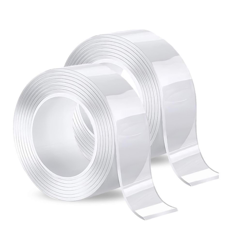 Nano Double Sided Washable Adhesive Tape Heavy Duty Gel Tape Transparent Traceless Washable